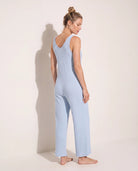 Denim Blue $|& SEAS Rested Jumpsuit - SOF Detail