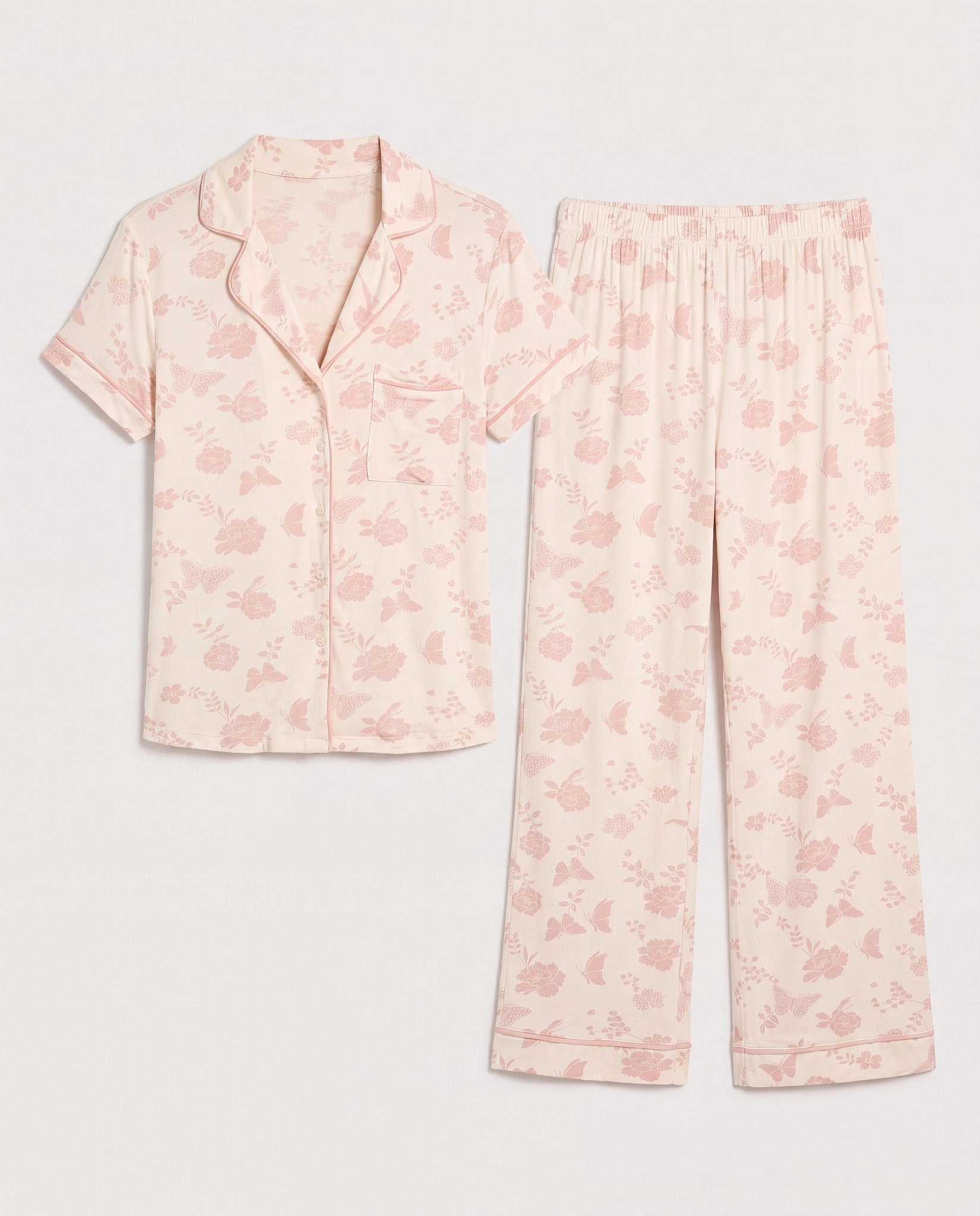Dusty Rose $|& SEAS Shut-Eye Sleep Set - Hanger Detail