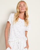 Cream $|& SEAS Doze Sleep Top - SOF Front