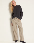 Heather Cinder $|& SEAS Cassie Mock Neck Sweater - UGC On Fig