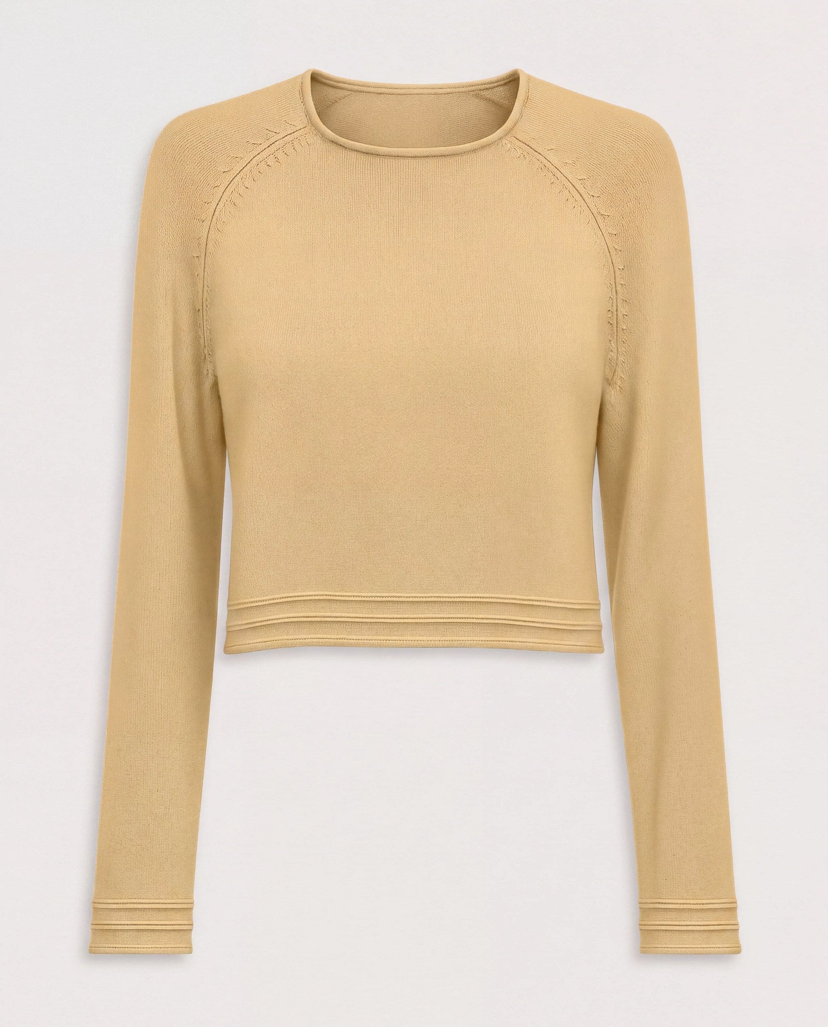 Saffron $|& SEAS Leah Raglan Sweater - Hanger Detail