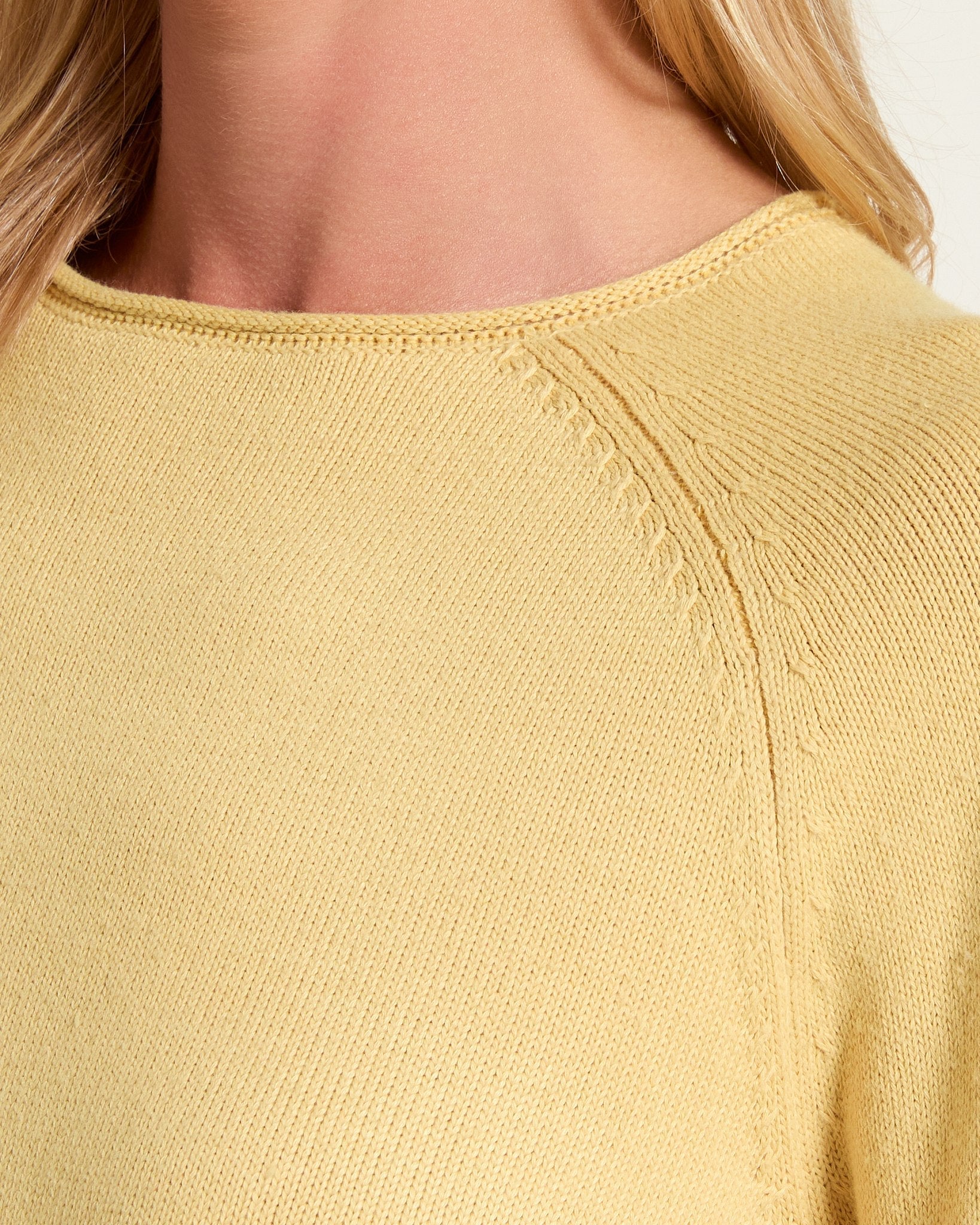 Saffron $|& SEAS Leah Raglan Sweater - SOF Full Front