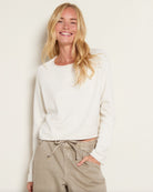 Cream $|& SEAS Leah Raglan Sweater - SOF Front