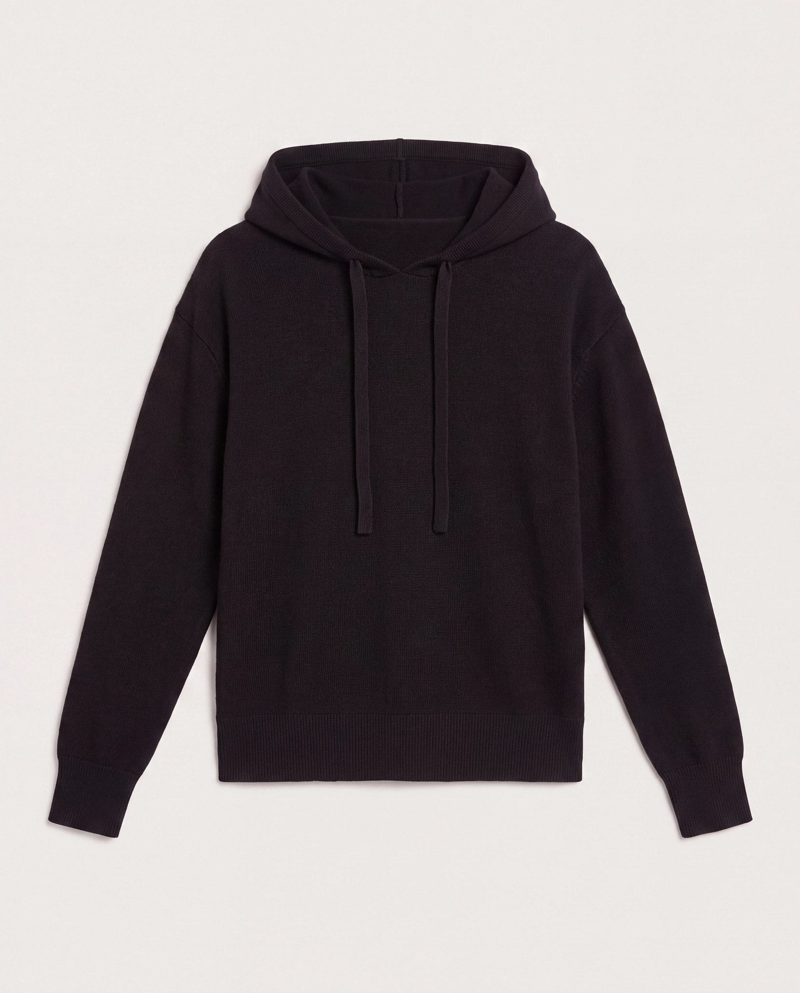 Black $|& SEAS Palm Hooded Sweater - Hanger Detail