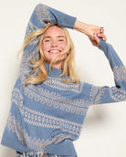 Wave $|& Herizon Franklin Mock Neck Sweater - SOF Full Front