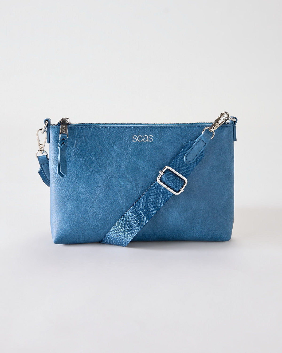 Slate $|& SEAS Compass  Zippered Crossbody