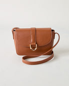 Cognac $|& SEAS Fiona Flap Crossbody - Hanger Detail