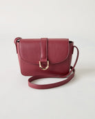 Bordeaux $|& SEAS Fiona Flap Crossbody - Hanger Detail