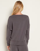 Cinder $|& SEAS Lilian Boat Neck Top - SOF Back