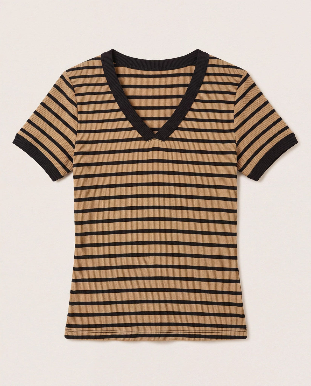 Canyon/Black $|& Herizon Sora Stripe Tee - Hanger Detail