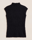 Black $|& Bobeau Animal Jacquard Sweater - Hanger Detail