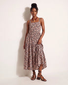 Black Floral $|& SEAS Isabella Tiered Dress - UGC On Fig