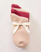Burgundy Multi $|& SEAS 3 Pack Cozy Boot Sock