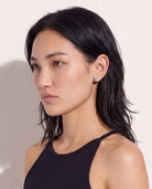 Platinum $|& SEAS Round Stud Earrings - SOF Front