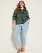 Pine Plaid $|& SEAS Amber Button Down Plaid - UGC On Fig