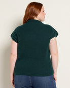 Pine $|& SEAS Kendall Mock Neck - SOF Back