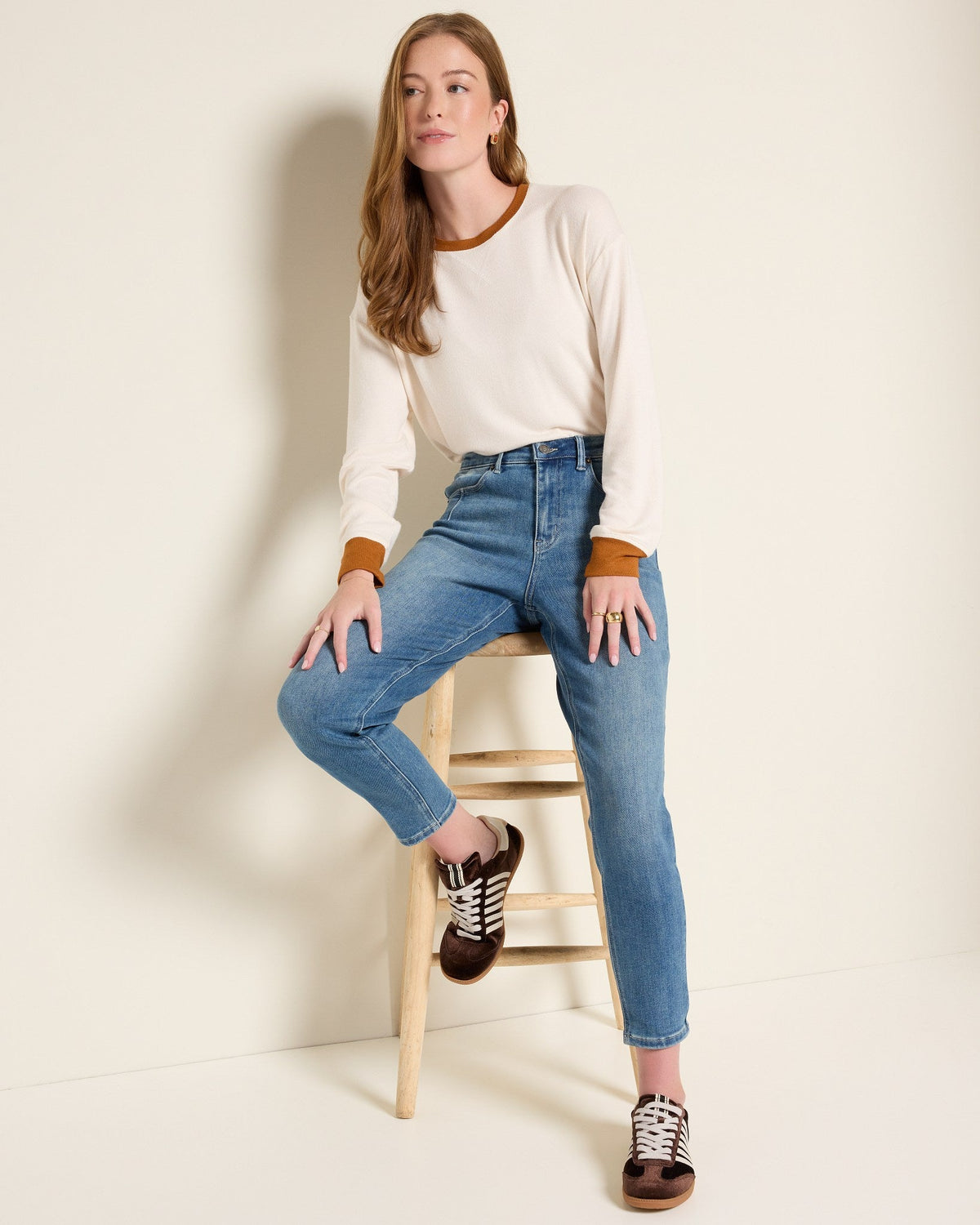 Swell $|& SEAS Stella High Rise Skinny - VOF Front