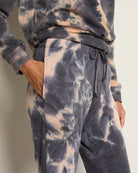 Black/Peach $|& SEAS Lara Drawstring Pant - SOF Full Front