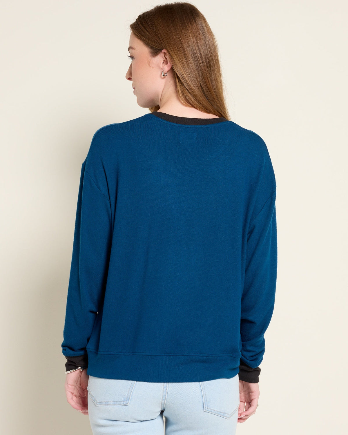 Storm Indigo Black $|& SEAS Pippy Long Sleeve Top - SOF Back