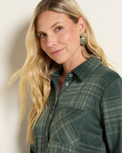 Pine Plaid $|& SEAS Amber Button Down Plaid - SOF Full Front