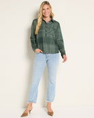 Pine Plaid $|& SEAS Amber Button Down Plaid - UGC On Fig