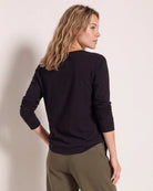 Black $|& SEAS Amber Button Down - SOF Back