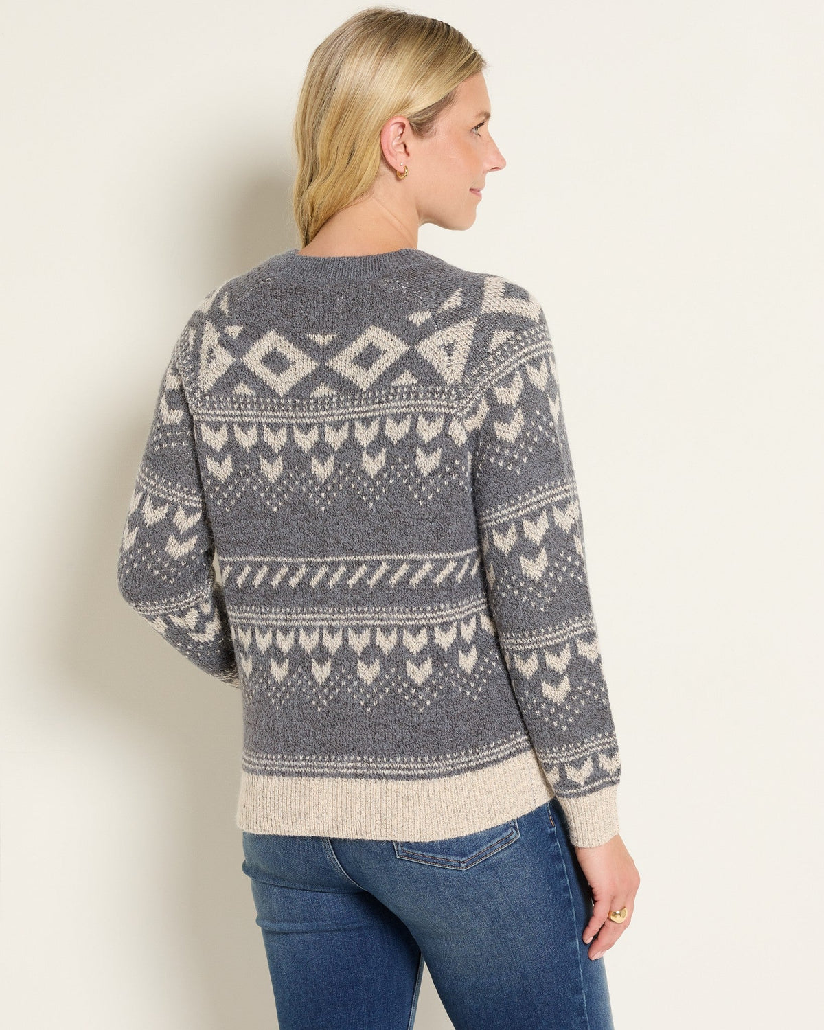 Obsidian $|& SEAS Mojave Pullover Sweater - SOF Back