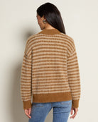 Wet Sand $|& SEAS Aster Turtleneck Cardigan - SOF Back