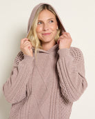 Mink $|& Herizon Traverse Cable Knit Hoodie - SOF Full Front