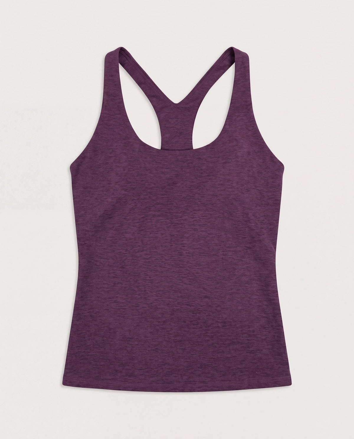Plum Heather $|& Interval Flowheather Harper High Hip Tank - Hanger Detail