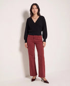 Black $|& SEAS Eloise Wrapped Sweater - UGC On Fig