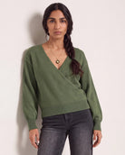 Thyme $|& SEAS Eloise Wrapped Sweater - SOF Front