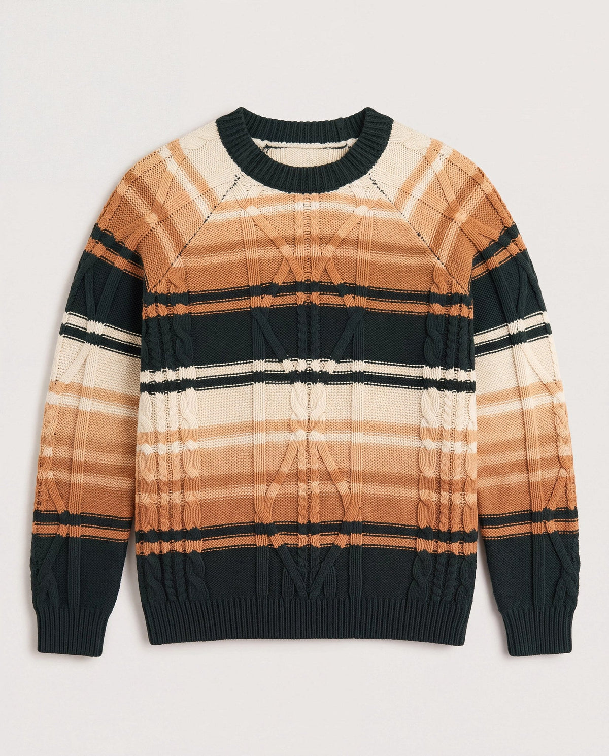 Pine Stripe $|& SEAS Starry Cable Knit Sweater - Hanger Detail