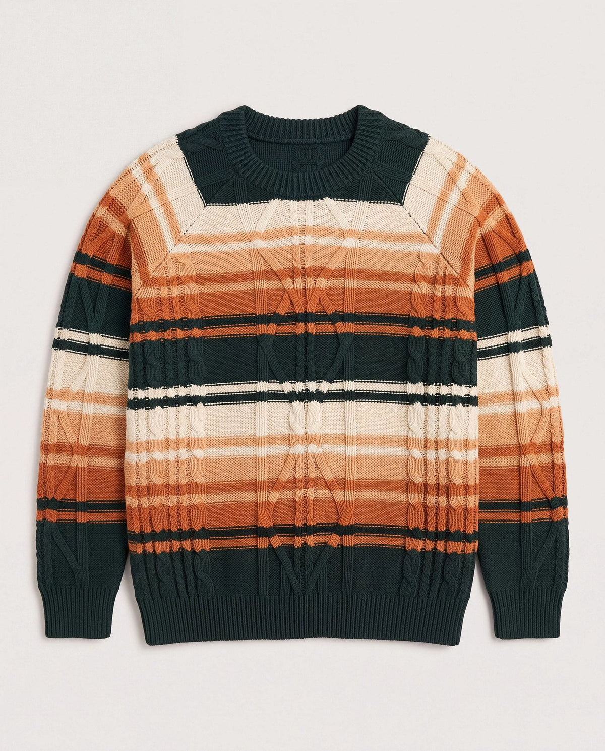 Pine Stripe $|& SEAS Starry Cable Knit Sweater - Hanger Detail