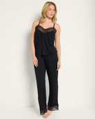 Black $|& SEAS Cara lace Trim Cami - UGC On Fig