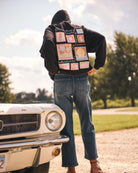 Black $|& SEAS Ryder "Greetings From Paradise" Graphic Hoodie - SOF Side
