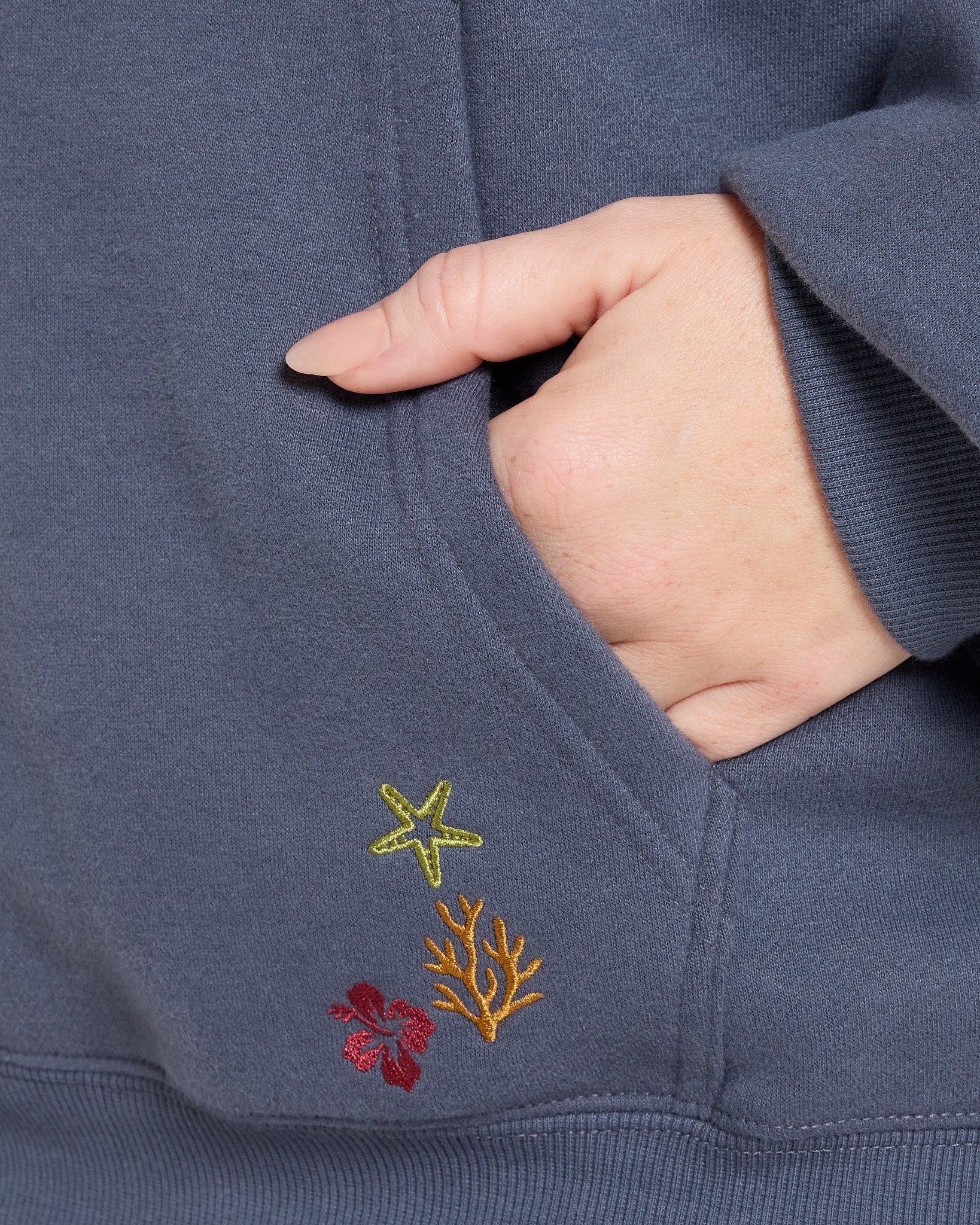 Indigo Haze $|& SEAS Ryder "Tide Tripper" Graphic Hoodie - SOF Back