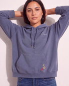 Indigo Haze $|& SEAS Ryder "Tide Tripper" Graphic Hoodie - VOF Front
