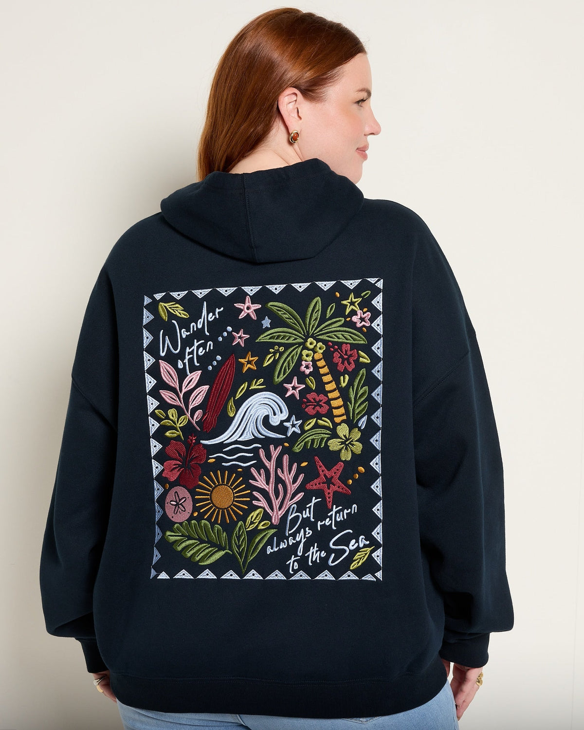 Midnight $|& SEAS Ryder "Tide Tripper" Graphic Hoodie - SOF Side