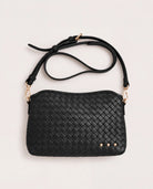 Black $|& Pretty Simple Jaime Woven Crossbody - Hanger Detail
