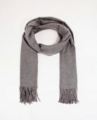 Grey $|& Fame Accessories Solid Scarf - VOF Detail