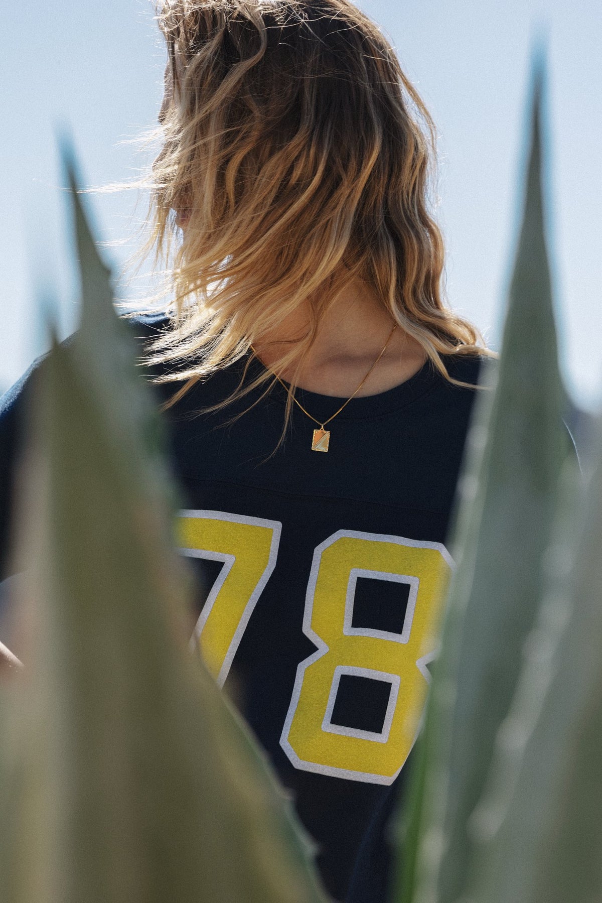 SEAS Spring 2026 Look 03B – Springs Graphic Tee in Sapphire